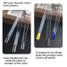 300 PCS Transparent Nail Pattern Pop Sticks - Fan-Shaped Color Display Tips with 6 Metal Rings | Ideal for Nail Studios & Beginners - Practice & Perfect Your Nail Art - Buy Online on GoSupps.com