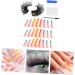 minkissy 1 Set Eyelash Manicure Set Natural False Lashes Pesta as Postizas Fluffy False Lashes Fake Nails Tips Faux Eyelashes Detachable Fake Nails Women False Eyelashes Miss Cross - Buy Online on GoSupps.com