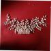 Ipetboom Leaf Crystal Comb Wedding Side Comb Bridal Headdress Crystal Clip Comb Vine Side Comb Leaf Crystal Hair Jewelry Wedding Side Headpiece Leaf Hair Comb Hair Accessories Bride Hanfu - Buy Online on GoSupps.com