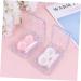Buy Healvian Cute Mini Contact Lens Containers - 4-Piece Set with Mirror & Holder | Japanese Style Cleaning Case - Buy Online on GoSupps.com