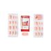 KISS imPRESS No Glue Press On Nails - Kingdom Light Pink Short Squoval | 30 Nails Prep Pad & More for Perfect Manicure - Buy Online on GoSupps.com