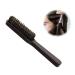 Hard bristle Bartbrush Professional Bartkamm Bartbrush for men with wooden handle beard Bartbrush men men's brush for hair beard (dark brown)