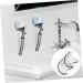 SESESFOUFU 2-Piece Razor Holder Rack - Bathroom Organizer & Wall Hooks for Convenient Razor Storage - Buy Online on GoSupps.com