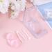 Milisten Travel Contact Lens Kit Case - 2 Pack with Tweezers & Solution Bottle for Women & Girls - White & Pink - Perfect for International Shipping - Buy Online on GoSupps.com