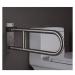 Bathroom Grab Bar Safety Support Rail Folding Handrail For Bathroom 30-Inch Flip-Up Handicap Handrails Bathroom Support Safety Rails For El