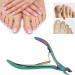 Stainless Steel Eagle Beak Colorful Nail Dead Skin Clipper Nail Clippers Exfoliating Scissors for Home Manicure Pedicure Salons - Buy Online on GoSupps.com