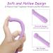 Tronphy Teething Tubes 5 Pack - Soft Silicone Chew Tubes for Babies 3-12 Months | Hollow Teether Toy with 2 Cleaning Brushes - Buy Online on GoSupps.com
