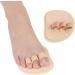 Toe Straightener Corrector for Claw Toe, Mallet Toe, and Contracted Toe - 1 Pair with 3 Holes - Hammer Toe Splint for Toe Alignment - Buy Online on GoSupps.com