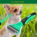 Elfirly Pet Dematting Comb Tools with Double Side Blade Undercoat Rake for Cats and Dogs (2 Pack - Dog Dematting Rake & Grooming Comb) Suitable for Removing Stubborn Mats and Tangled Hair - Buy Online on GoSupps.com
