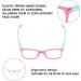 CHEERS DEVICES Blue Light Blocking Glasses for Kids & Teens | Unbreakable Anti-Glare Frames | 5 Pair Mix | Age 8-16 - Buy Online on GoSupps.com