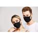 Value Pack 3PC All Black Slim Sponge Filter Face Mask | Powerlap Pro | Cover Face to V Shape - Light & Breathable Comfort | Reusable Washable | For Home use General Protect Black Slim (Fma130ca) - Buy Online on GoSupps.com