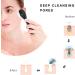 4 Pack Soft Bristle Facial Cleansing Brush with Lid - Gentle Exfoliating and Massage - Black - Buy Online on GoSupps.com