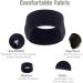 KUTOLAKI Ear Warmers Headband 2 Pack - Fleece Earbands for Running, Hiking, Riding - Moisture Wicking, Stay Warm - Black & Gray - Buy Online on GoSupps.com