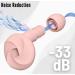WELLCHOME Ear Plugs for Noise Reduction Soft Comfortable Reusable Silicone Hearing Protection for Sleeping Snoring Traveling Studying Working Swimming. Comes with 8 Ear Tips and a Storage Case. -33dB (Pink XS S M L) Pink XS S M L - Buy Online on GoSupps.com