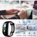 Fitness Tracker Smart Watch Bracelet | 1.14 Color Screen, IP68 Waterproof, Step Calorie Counter, Sleep Monitoring | Activity Tracker for Women Men Kids - Red - Buy Online on GoSupps.com