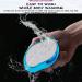 Crystal Hair Eraser - Painless Silky Hair Removal Stone for Women and Men - Fast & Easy Magic Hair Remover for Arms, Legs & Back (Sky Blue) - Buy Online on GoSupps.com