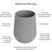 ez pz Mini Cup (Gray) - Pediatrician-Designed 100% Silicone Cup for Toddlers - 12 Months - Buy Online on GoSupps.com