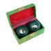 Beaupretty 1 pair of baoding balls massage balls for the hands hand exercise gemstone baoding balls health ball sound balls health balls massage ball fitness box health care