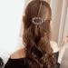 inSowni 4 Pack Gold Glitter Sparkly Jeweled Gems Leaf Metal French Barrettes - Hair Clips for Women Girls - Buy Online on GoSupps.com