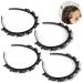4 pieces bangs hairstyle hairpin hairstyle help with clips hairpins hairdressing headband hair holder hair band hair band hair band with clips black 4
