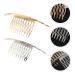 Lurrose 2Pcs French Twist Comb - Alloy Metal Hair Clips for Bridal Wedding - Elegant Women's Hair Accessories for International Shipping - Buy Online on GoSupps.com