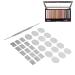 Buy Magnetic Metal Make-up Pallet Sticker Set | Eyeshadow Depot Tool for Easy Organization - Buy Online on GoSupps.com