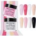 RoseFlower Acrylic Nail Kit Full Set - 3 Colors Clear Pink Acrylic Powder - Perfect for Beginners & Nail Salons - Buy Online on GoSupps.com