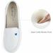 MaxMuxun Women's Non Slip Leather Nursing Shoes - Comfortable Slip-on Loafers for Restaurant Work - Blue, Size 5.5 - Buy Online on GoSupps.com