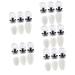 TOYANDONA 30 Pairs Halloween Dentures Halloween Party Cosplay Props Decoration Vampires Fangs Halloween Vampire Teeth Vampire Fangs Halloween Toys Zombie Fake Make up White Suite