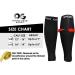 Physix Gear Sport Wade Calf Compression Sleeves for Men & Women | Heavy Leg Support & Faster Relaxation - S/M Black (1 Pair) - Buy Online on GoSupps.com