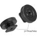  2 Packs - Atmoshue 1/4" Female Thread to Hot Shoe Adapter Hot Shoe Mount Adapter with 1/4 to 1/4" Male Screw Adapter for Magic Arm Monitor Video Light - Buy Online on GoSupps.com