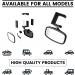 360 Swiveling Back Seat Baby Mirror - Break-Resistant Car Rear View Mirror with Spring Clips - Universal Fit for Most Cars (12.9 x 6.5 cm) - Buy Online on GoSupps.com