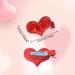 12 Valentine's Day Pieces Sequin Heart Hair Clip for Girls Birthday Party Wedding Christmas Hair Valentine's Day Accessories (Red) - Buy Online on GoSupps.com