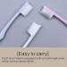 3 Parts Set Soft Bristle Toothbrush for Adults & Kids - Natural Household Travel Toothbrushes with Covers | Eco-Friendly & Comfortable Cleaning - Buy Online on GoSupps.com
