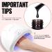 TOMICCA Gelee UV Nagellack 15ml Transparent Soak Off Gel Lacquer f r UV LED Manik re Schwarz | Internationaler Versand - Buy Online on GoSupps.com