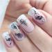 12design/sheet Nail Art Decor Manicure DIY Valentine Design Slider Decals 3D Lace Flower Leaf Nail Stickers Mandala(02) Style02 - Buy Online on GoSupps.com