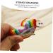 ABOOFAN 2 Pairs Rainbow Barrettes Snap Side Clamp Snap Hair Clip Colorful Hair Clips Rainbow Eardrop Props Kid Crafts Supplies Cotton Rainbow Pendant Girl Cartoon Alloy Flower Hairpin - Buy Online on GoSupps.com