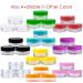 Beauticom 3G/3ML Round Clear Jars with Screw Cap Lids - 25 Pack Clear Containers for Beads, Gems, Glitter, and Charms - BPA Free - Buy Online on GoSupps.com
