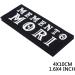 PatchKingdom Memento Mori Embroidery Patch 4X10CM - Funny Biker Travel Emblem - Buy Online on GoSupps.com