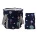 Aoveew Collapsible Foot Bath Basin Portable and Lightweight Foot Soaking Tub for Relaxation (Navy Blue)
