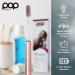 Go Plus Sonic Toothbrush w/ Electric Case - Adults & Kids Electric Toothbrush - 2 Speeds - 18000-24000 Vibrations (Rose Gold) - Buy Online on GoSupps.com
