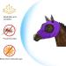 Horse Mesh Fly Mask Breathable Elastic Horse Face Mask with Ears Riding Equestrian Equipment (Purple) - Buy Online on GoSupps.com