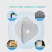 Dustproof Sports Mask Activated Carbon Anti Pollution Mask with Extra Filter Cotton Sheet and Valves Set Workout Running Motorcycle Cycling Mask - Buy Online on GoSupps.com