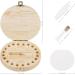 Qetlavee Wooden Tooth Box for Kids | Milk Tooth Storage Box with Tweezers & Heart-Shaped Bottle - Ideal Souvenir Gift for Boys & Girls - Buy Online on GoSupps.com