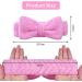 AOMIG Spa Headband for Women - Fluffy Bowknot Hair Band for Makeup, Shower, Sports (Pink) - 1 Pc - Buy Online on GoSupps.com