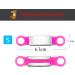 Personalized Silicone Pet ID Tags for Dogs & Cats - 2 Pack with Engraving - Durable & Customizable - Buy Online on GoSupps.com
