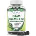 Saw Palmetto Gummies - Saw Palmetto For Women - Prostate Supplements For Men - Saw Palmetto For Women Hair Loss DHT Blocker for Hair Growth Extract and Beta Blocker Supplement for Hair Loss