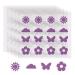 80 Pack UV Detection Stickers for Sunscreen Summer Pattern - Sunscreen Dots UV Stickers for Kids Adults - Waterproof Sun Protection UV Sunblock Patch SPF Sensing Spots Patches for Reapplying Reminder
