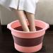 Predolo Pink Foot Massage Bath Bucket - Multifunctional Soaking Basin with Massage Nodes for Ultimate Relaxation - Buy Online on GoSupps.com