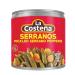 La Costena Serrano Whole Chillies 199g (Pack 10) / Mexican Serrano Hot Spicy Chilli Peppers Canned Chillies Bulk